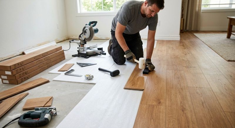Laminate Floor Replacement in Falls Church, VA