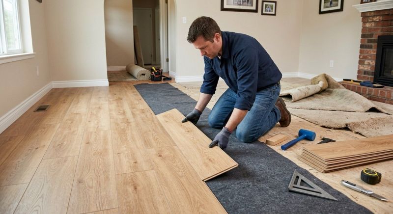 Laminate Floor Remodeling in Prince William County, VA