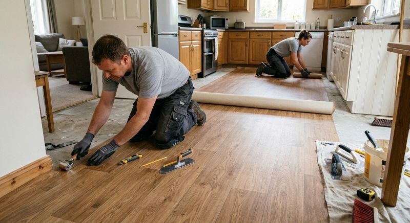 Linoleum Floor Installation in Prince William County, VA