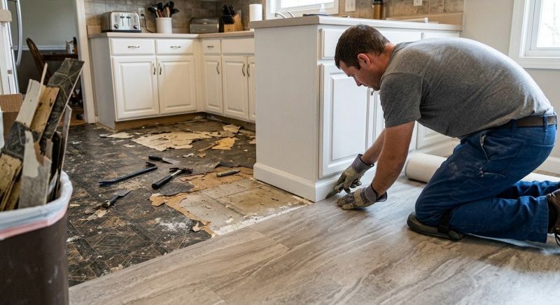 Linoleum Floor Installation in Stafford County, VA
