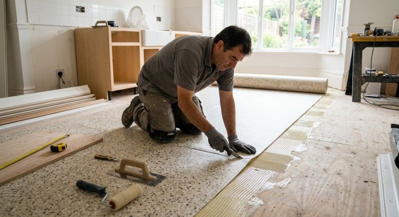 Linoleum Floor Installation in Triangle, VA