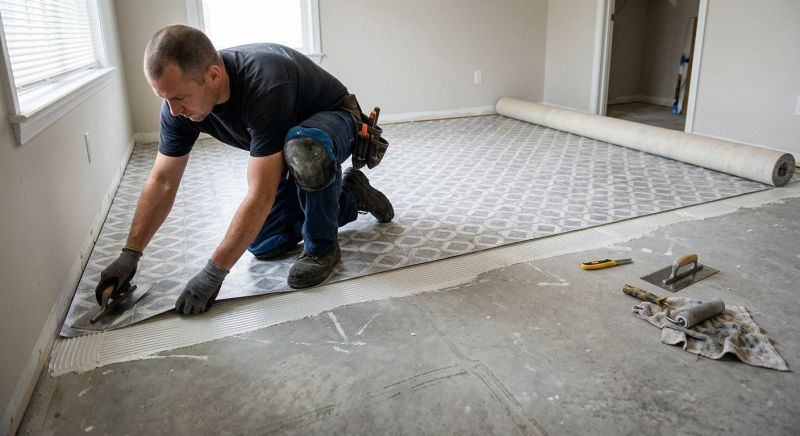 Sheet Flooring Installation in Burke, VA