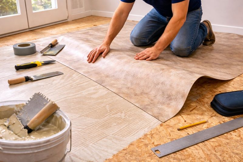 Sheet Vinyl Installation in Prince William County, VA