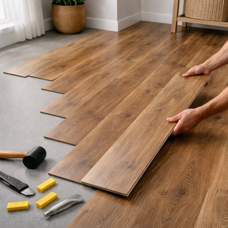 Vinyl Plank Floor Installation in Prince William County, VA