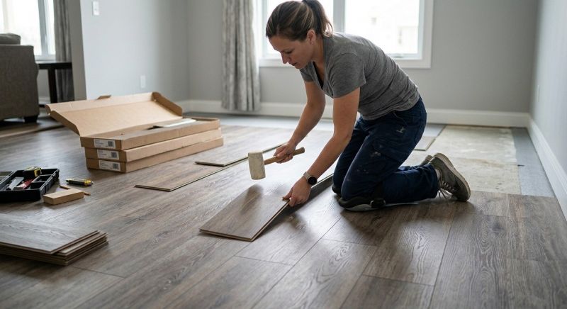 Vinyl Plank Floor Installation in Prince William County, VA