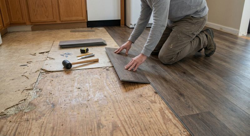 Vinyl Tile Replacement in Prince William County, VA