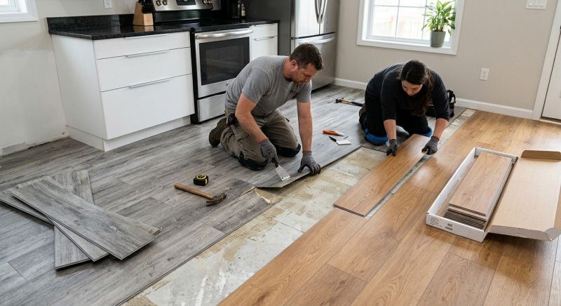 Vinyl Tile Replacement in Prince William County, VA